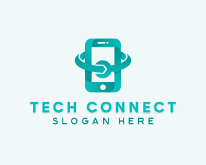 Smartphone Repair Tech logo design