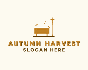 Autumn Season Bench  logo design