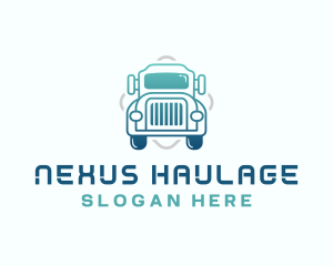 Logistics Trucking Company logo design