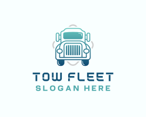 Logistics Trucking Company logo design