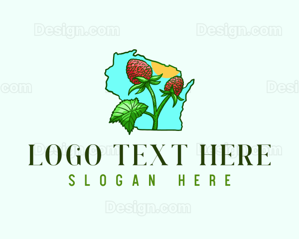 Wisconsin Flower Plant Logo