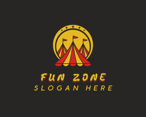 Festival Circus Tent  logo design