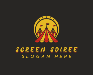 Festival Circus Tent  logo design