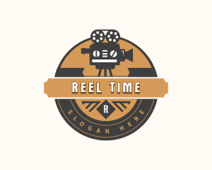 Retro Film Camera logo design