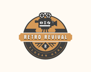 Retro Film Camera logo design