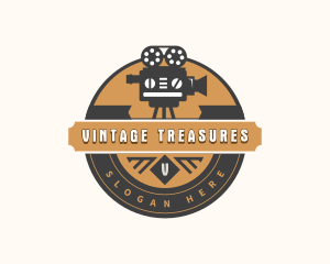 Vintage Film Camera logo design