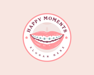 Dental Brace Smile logo design