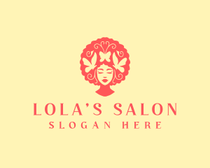 Beautiful Hairdresser Salon logo design