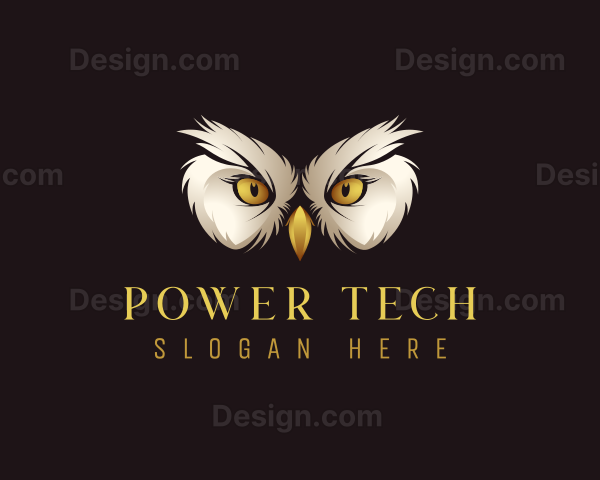 Avian Owl Eye Logo