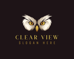 Avian Owl Eye logo design