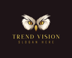 Avian Owl Eye logo design