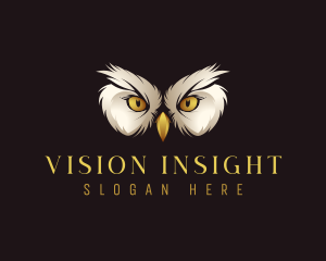 Avian Owl Eye logo design