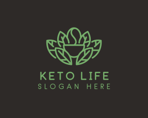 Minimalist Keto Coffee  logo design