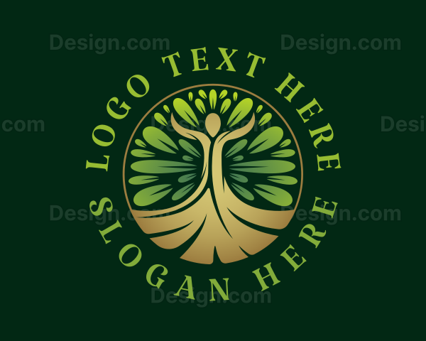 Human Tree Wellness Logo