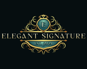 Luxury Crest Crown logo design