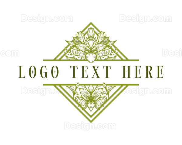 Beauty Flower Lily Logo