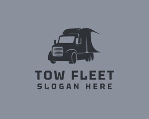 Cargo Freight Truck logo design