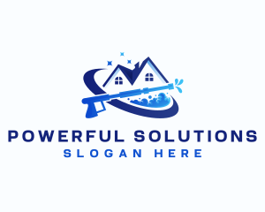 Pressure Wash Cleaner logo design