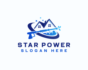 Pressure Wash Cleaner logo design