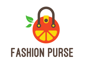 Orange Fruit Bag logo design