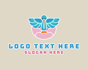 Dream Pastel Stork logo