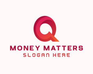  Gradient Modern Letter Q Logo