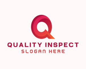  Gradient Modern Letter Q logo design