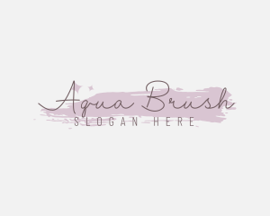 Elegant Watercolor Beauty logo design