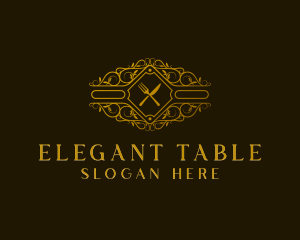 Luxury Restaurant Dining logo design