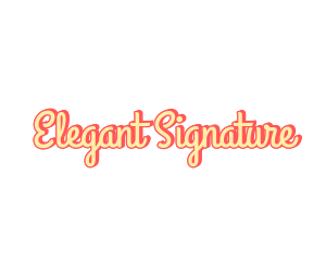 Cute Curly Cursive logo design