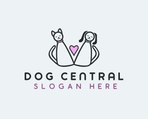 Pet Heart Grooming logo design