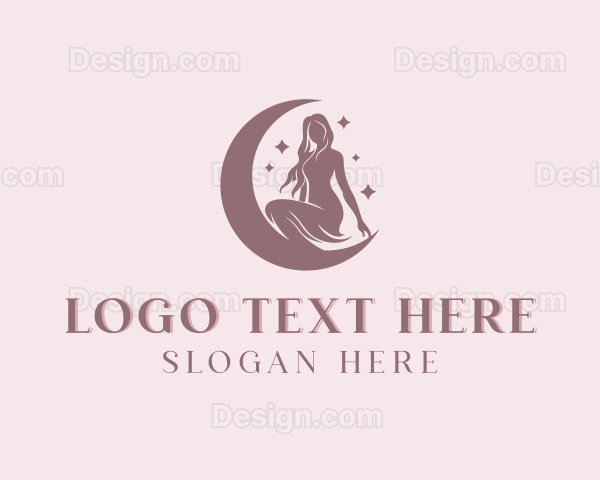 Beauty Woman Moon Logo