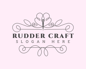 Tailoring Needle Stitch logo design