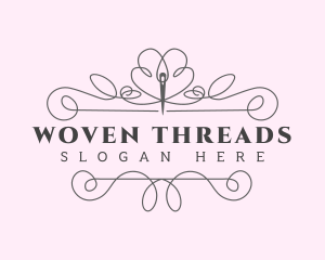 Tailoring Needle Stitch logo design