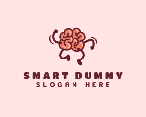 Smart Brain Running  logo design