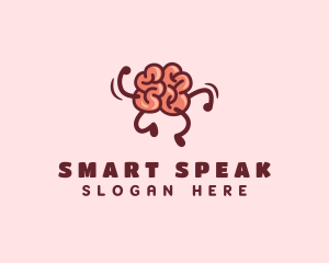 Smart Brain Running  logo design