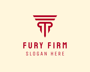 Pillar Law Firm logo design