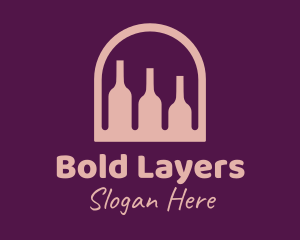 Window Wine Cellar logo design