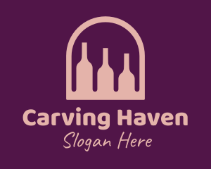 Window Wine Cellar logo design