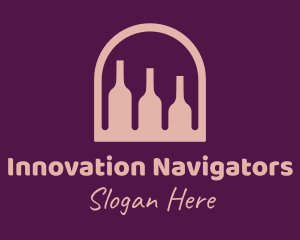 Window Wine Cellar logo design