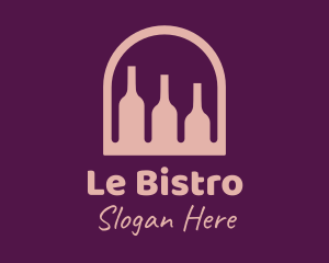 Window Wine Cellar logo design