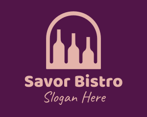 Window Wine Cellar logo design