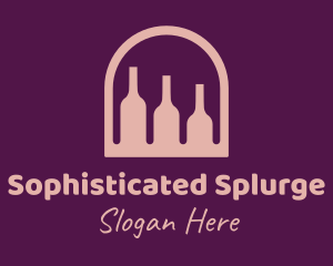 Window Wine Cellar logo design