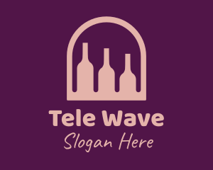 Window Wine Cellar logo design