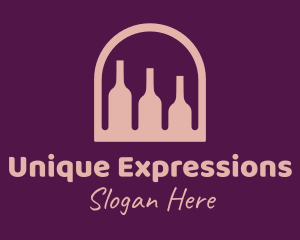 Window Wine Cellar logo design