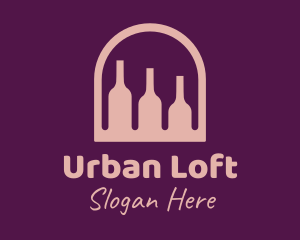 Window Wine Cellar logo design