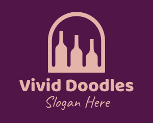 Window Wine Cellar logo design