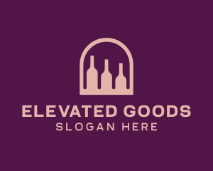 Window Wine Cellar logo design