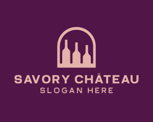 Window Wine Cellar logo design