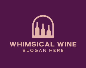 Window Wine Cellar logo design